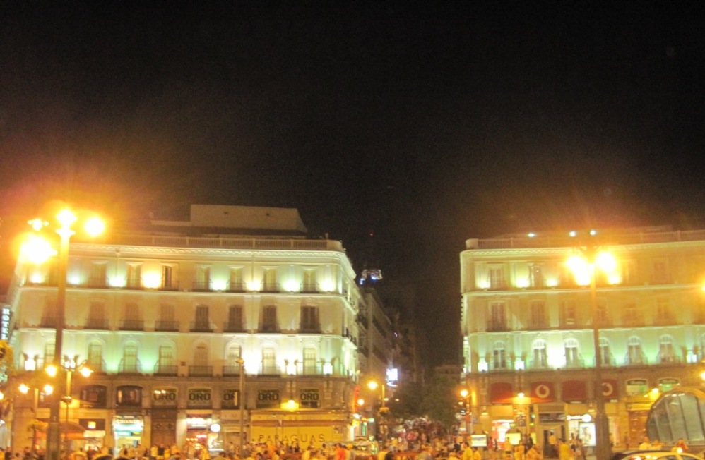 6- Piazza Mayor in notturna